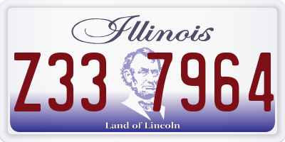 IL license plate Z337964