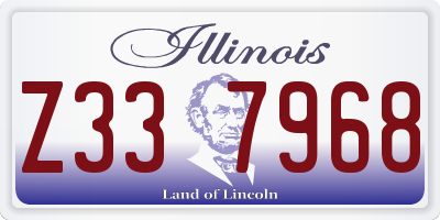 IL license plate Z337968