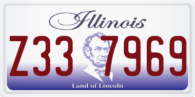 IL license plate Z337969