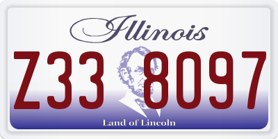 IL license plate Z338097