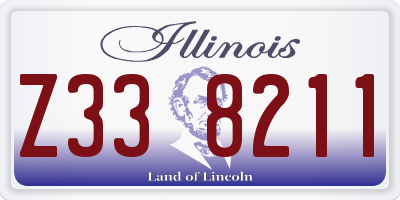 IL license plate Z338211