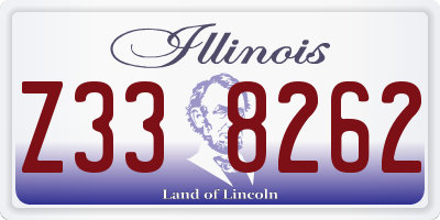 IL license plate Z338262
