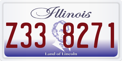 IL license plate Z338271