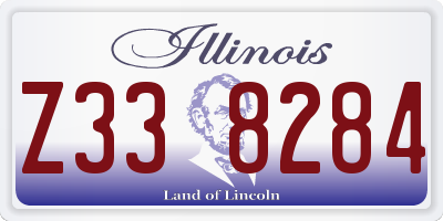 IL license plate Z338284