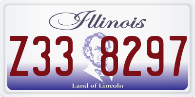 IL license plate Z338297