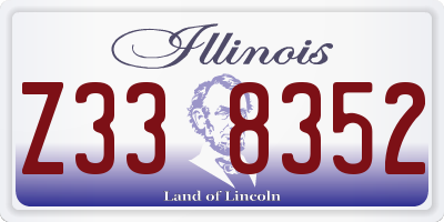 IL license plate Z338352