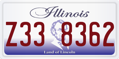 IL license plate Z338362