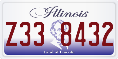 IL license plate Z338432
