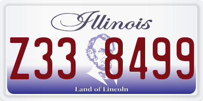 IL license plate Z338499