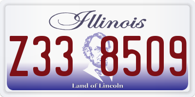 IL license plate Z338509