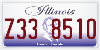 IL license plate Z338510