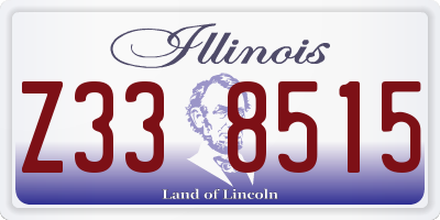 IL license plate Z338515