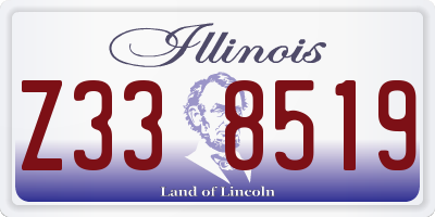 IL license plate Z338519