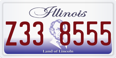 IL license plate Z338555