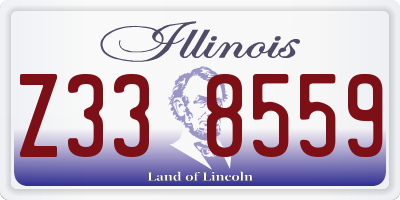 IL license plate Z338559