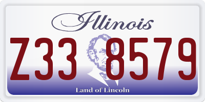 IL license plate Z338579