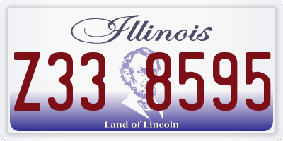 IL license plate Z338595