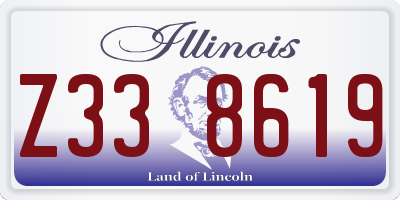 IL license plate Z338619