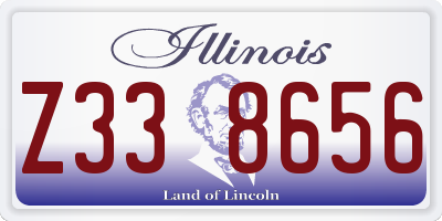 IL license plate Z338656