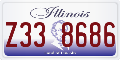 IL license plate Z338686