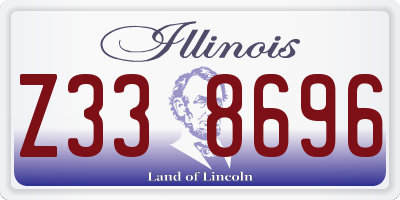 IL license plate Z338696