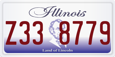 IL license plate Z338779