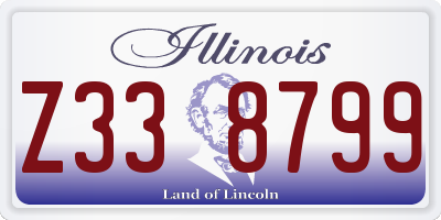 IL license plate Z338799