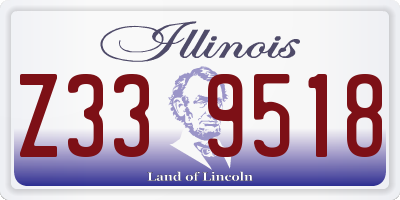 IL license plate Z339518