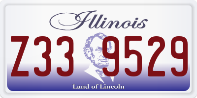 IL license plate Z339529