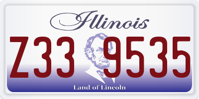 IL license plate Z339535