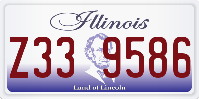 IL license plate Z339586