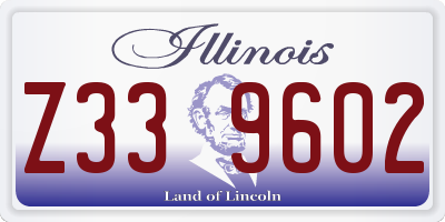 IL license plate Z339602
