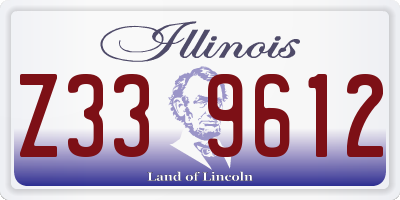 IL license plate Z339612