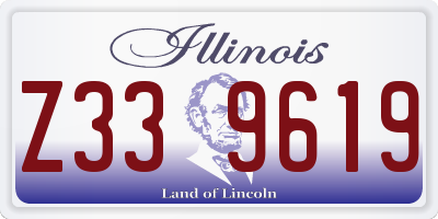 IL license plate Z339619
