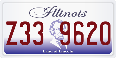 IL license plate Z339620