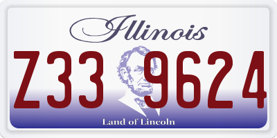 IL license plate Z339624