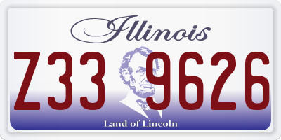 IL license plate Z339626