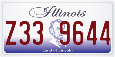 IL license plate Z339644