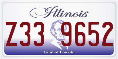 IL license plate Z339652