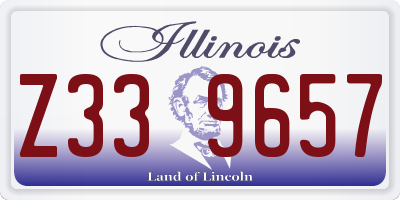 IL license plate Z339657