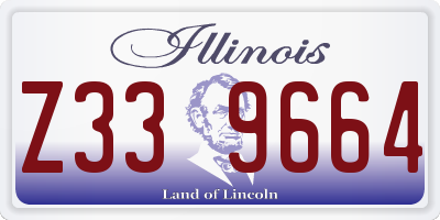 IL license plate Z339664