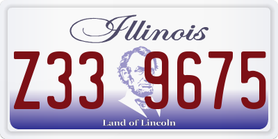IL license plate Z339675