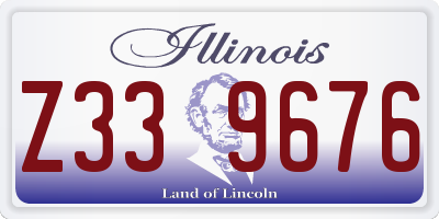 IL license plate Z339676