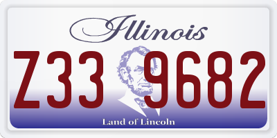 IL license plate Z339682