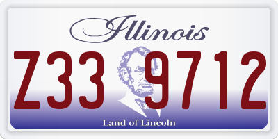 IL license plate Z339712