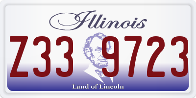 IL license plate Z339723