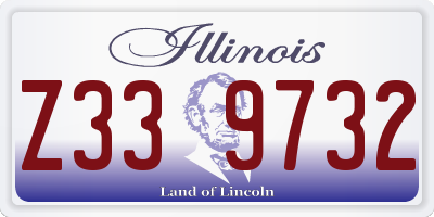 IL license plate Z339732