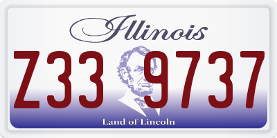 IL license plate Z339737