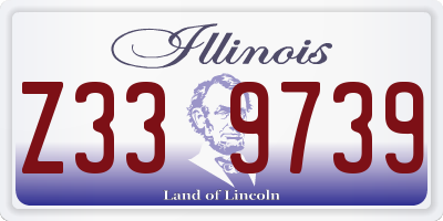 IL license plate Z339739