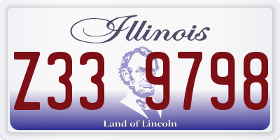 IL license plate Z339798